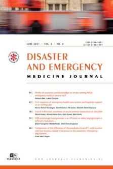 Disaster and Emergency Medicine Journal. Vol. 6, 2021, no. 2