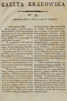 Gazeta Krakowska. 1811, nr 38