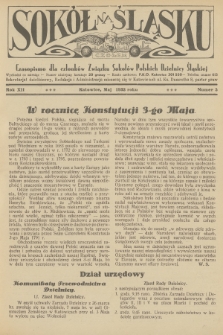 Sokół na Śląsku : czasopismo dla członków Związku Sokołów Polskich Dzielnicy Śląskiej. R.12, 1933, nr 5