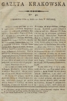 Gazeta Krakowska. 1811, nr 40