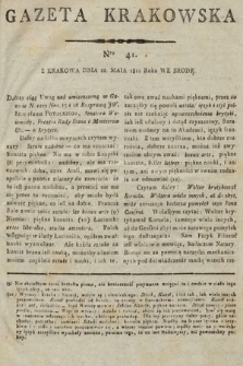 Gazeta Krakowska. 1811, nr 41