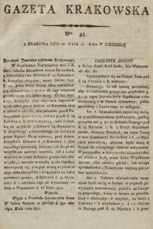 Gazeta Krakowska. 1811, nr 42