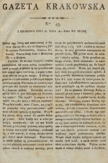 Gazeta Krakowska. 1811, nr 43