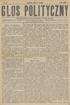 Głos Polityczny. R.1, 1885, nr 3