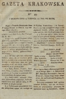 Gazeta Krakowska. 1811, nr 49