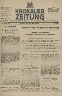 Krakauer Zeitung : zugleich amtliches Organ des K. U. K. Festungs-Kommandos. 1917, nr 29