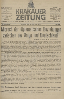 Krakauer Zeitung : zugleich amtliches Organ des K. U. K. Festungs-Kommandos. 1917, nr 36
