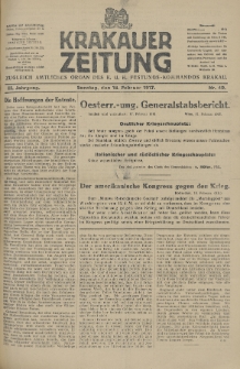 Krakauer Zeitung : zugleich amtliches Organ des K. U. K. Festungs-Kommandos. 1917, nr 49