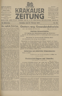 Krakauer Zeitung : zugleich amtliches Organ des K. U. K. Festungs-Kommandos. 1917, nr 55