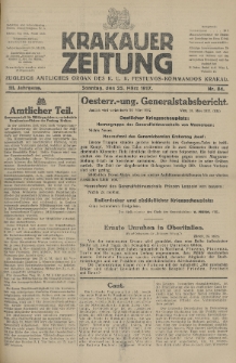 Krakauer Zeitung : zugleich amtliches Organ des K. U. K. Festungs-Kommandos. 1917, nr 84