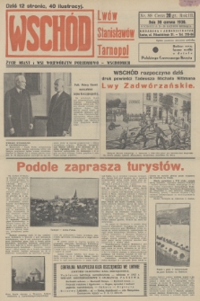 Wschód : Lwów, Stanisławów, Tarnopol : życie miast i wsi województw południowo-wschodnich. R.3, 1938, nr 88