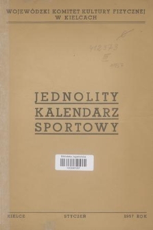 Jednolity Kalendarz Sportowy