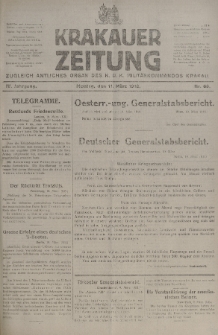 Krakauer Zeitung : zugleich amtliches organ K. u. K. Militär-Kommandos Krakau. 1918, nr 68