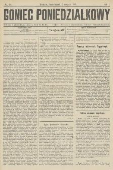 Goniec Poniedziałkowy. R.1, 1911, nr 18