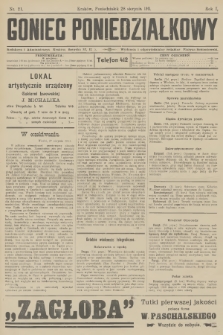 Goniec Poniedziałkowy. R.1, 1911, nr 21