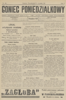 Goniec Poniedziałkowy. R.1, 1911, nr 24