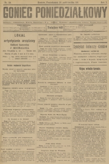 Goniec Poniedziałkowy. R.1, 1911, nr 29