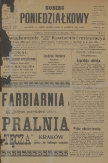 Goniec Poniedziałkowy. R.2, 1912, nr 2