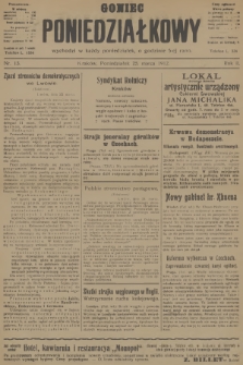 Goniec Poniedziałkowy. R.2, 1912, nr 13