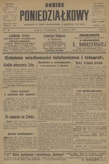 Goniec Poniedziałkowy. R.2, 1912, nr 24