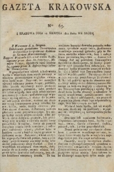 Gazeta Krakowska. 1811, nr 65