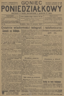 Goniec Poniedziałkowy. R.2, 1912, nr 34