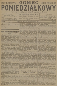 Goniec Poniedziałkowy. R.2, 1912, nr 43