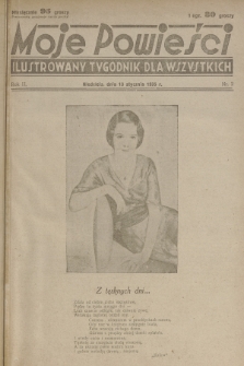 Moje Powieści : ilustrowany tygodnik dla wszystkich. R.3, 1935, nr 2