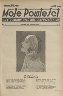 Moje Powieści : ilustrowany tygodnik dla wszystkich. R.3, 1935, nr 9