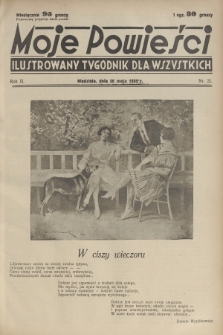 Moje Powieści : ilustrowany tygodnik dla wszystkich. R.3, 1935, nr 20