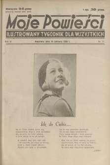 Moje Powieści : ilustrowany tygodnik dla wszystkich. R.3, 1935, nr 24