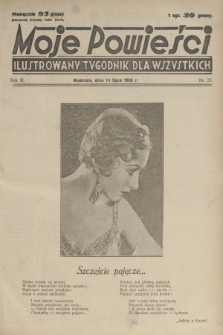 Moje Powieści : ilustrowany tygodnik dla wszystkich. R.3, 1935, nr 28