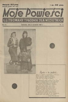 Moje Powieści : ilustrowany tygodnik dla wszystkich. R.3, 1935, nr 36