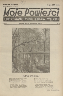 Moje Powieści : ilustrowany tygodnik dla wszystkich. R.3, 1935, nr 43