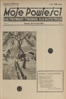 Moje Powieści : ilustrowany tygodnik dla wszystkich. R.4, 1936, nr 8