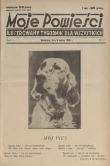 Moje Powieści : ilustrowany tygodnik dla wszystkich. R.4, 1936, nr 10