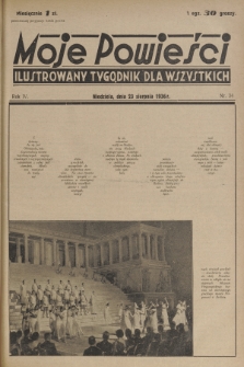 Moje Powieści : ilustrowany tygodnik dla wszystkich. R.4, 1936, nr 34