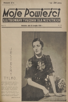 Moje Powieści : ilustrowany tygodnik dla wszystkich. R.4, 1936, nr 35