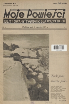 Moje Powieści : ilustrowany tygodnik dla wszystkich. R.5, 1937, nr 1