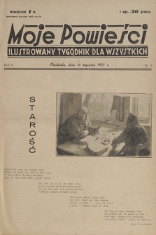 Moje Powieści : ilustrowany tygodnik dla wszystkich. R.5, 1937, nr 2