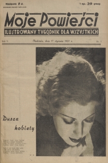 Moje Powieści : ilustrowany tygodnik dla wszystkich. R.5, 1937, nr 3