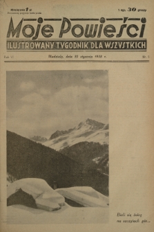 Moje Powieści : ilustrowany tygodnik dla wszystkich. R.6, 1938, nr 5
