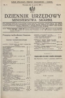 Dziennik Urzędowy Ministerstwa Skarbu. 1921, nr 45