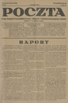Poczta : organ Związku Pracowników Poczty, Telegrafu i Telefonów Rzeczyposp. Polskiej. R.11, 1929, nr 16-17