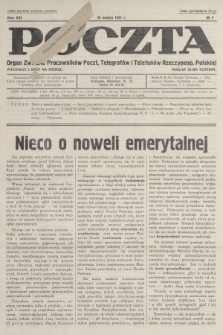 Poczta : organ Związku Pracowników Poczt, Telegrafów i Telefonów Rzeczyposp. Polskiej. R.13, 1931, nr 5