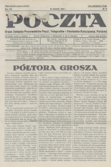 Poczta : organ Związku Pracowników Poczt, Telegrafów i Telefonów Rzeczyposp. Polskiej. R.14, 1932, nr 11