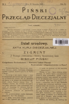 Piński Przegląd Diecezjalny. R.4, 1928, no 2