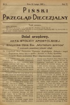 Piński Przegląd Diecezjalny. R.4, 1928, no 3