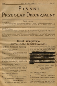 Piński Przegląd Diecezjalny. R.4, 1928, no 9