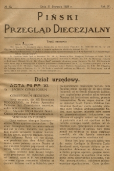 Piński Przegląd Diecezjalny. R.4, 1928, no 10